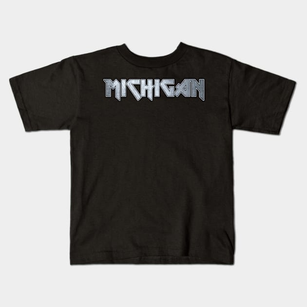 Michigan Kids T-Shirt by KubikoBakhar